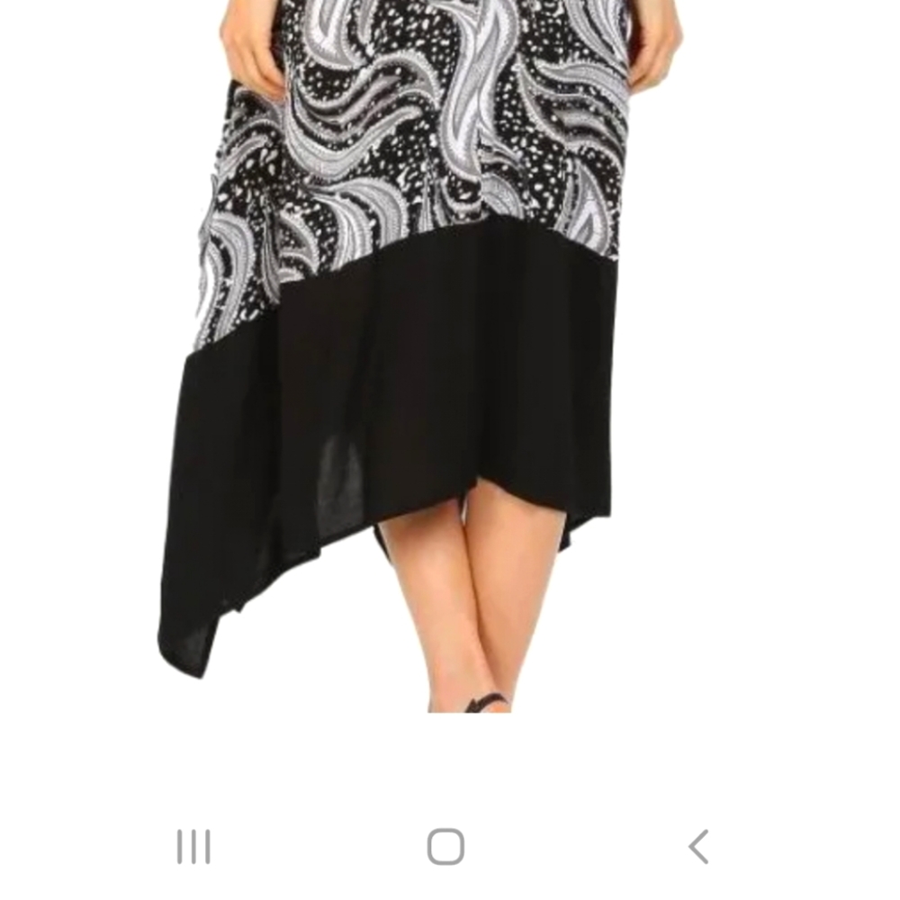 NWT☆ VOLCOM BANK ROLL HALTER TOP HANDKERCHIEF HEM MAXI DRESS L LARGE - Picture 4 of 6